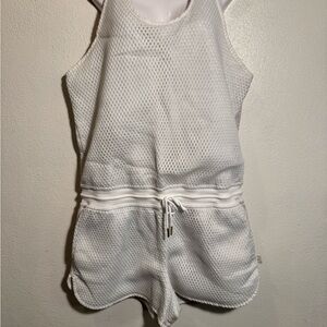 Nike women’s White Mesh one piece
